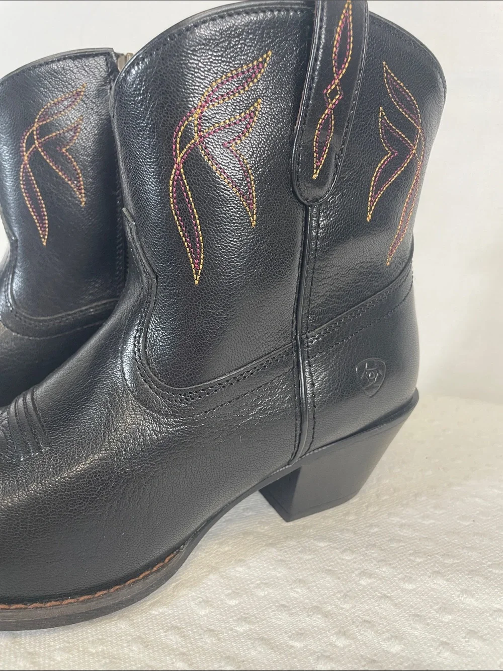 Ariat Darlin Short Western Boot ‘Old Black’W9.5 NWOT